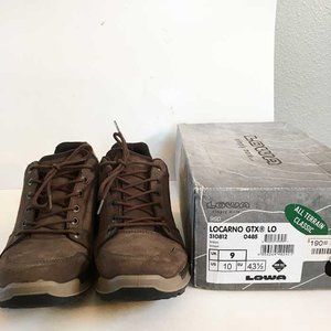 New Lowa Locarno GTX Lo Gore-tex shoes men's 10